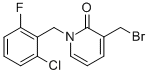 3-(BROMOMETHYL)-1-(2-CHLORO-6-FLUOROBENZYL)-1,2-DIHYDRO-2-PYRIDINONE CAS#: 647825-28-3
