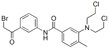 3-[Bis(2-chloroethyl)amino]-3'-(bromoacetyl)-4-methylbenzanilide CAS#: 70020-68-7