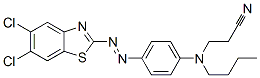 3-[Butyl[4-[(5,6-dichlorobenzothiazol-2-yl)azo]phenyl]amino]propanenitrile CAS#: 61852-41-3