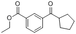 3-CARBOETHOXYPHENYL CYCLOPENTYL KETONE CAS#: 684271-12-3