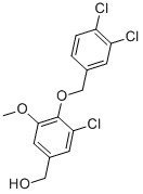 3-CHLORO-4-[(3,4-DICHLOROPHENYL)METHOXY]-5-METHOXY-BENZENEMETHANOL CAS#: 676333-37-2