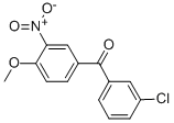 3-CHLORO-4'-METHOXY-3'-NITROBENZOPHENONE CAS#: 66938-41-8