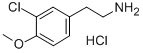 3-CHLORO-4-METHOXYPHENETHYLAMINE HYDROC& CAS#: 7569-60-0