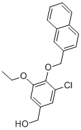 3-CHLORO-5-ETHOXY-4-(2-NAPHTHALENYLMETHOXY)-BENZENEMETHANOL CAS#: 680595-70-4