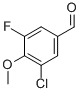 3-CHLORO-5-FLUORO-4-METHOXYBENZALDEHYDE CAS#: 177994-49-9