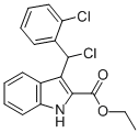 3-[CHLORO(2-CHLOROPHENYL)METHYL]-1H-INDOLE-2-CARBOXYLIC ACID ETHYL ESTER CAS#: 69368-70-3