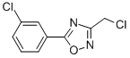 3-(CHLOROMETHYL)-5-(3-CHLOROPHENYL)-1,2,4-OXADIAZOLE CAS#: 657423-57-9