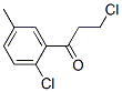 3-Chloro-1-(2-chloro-5-methylphenyl)-1-propanone CAS#: 63549-34-8