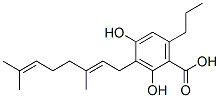 3-[(E)-3,7-Dimethyl-2,6-octadienyl]-2,4-dihydroxy-6-propylbenzoic acid CAS#: 64924-07-8