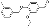 3-ETHOXY-4-[(3-METHYLBENZYL)OXY]BENZALDEHYDE CAS#: 644958-93-0