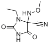 3-ETHYL-4-(METHOXYAMINO)-2,5-DIOXOIMIDAZOLIDINE-4-CARBONITRILE CAS#: 644972-55-4