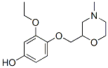 3-Ethoxy-4-[(4-methyl-2-morpholinyl)methoxy]phenol CAS#: 69579-95-9
