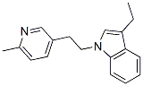 3-Ethyl-1-[2-(6-methylpyridin-3-yl)ethyl]-1H-indole CAS#: 69924-40-9