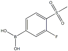 3-FLUORO-4-(METHYLSULFONYL)PHENYLBORONIC ACID CAS#: 648904-83-0
