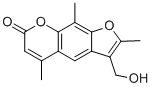 3-(HYDROXYMETHYL)-2,5,9-TRIMETHYL-7H-FURO[3,2-G][1]BENZOPYRAN-7-ONE CAS#: 62442-59-5