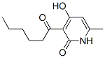 3-Hexanoyl-4-hydroxy-6-methyl-2(1H)-pyridinone CAS#: 7164-95-6