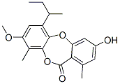 3-Hydroxy-8-methoxy-1,9-dimethyl-6-(1-methylpropyl)-11H-dibenzo[b,e][1,4]dioxepin-11-one CAS#: 67097-21-6