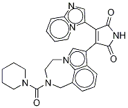 3-IMidazo[1,2-a]pyridin-3-yl-4-[1,2,3,4-tetrahydro-2-(1-piperidinylcarbonyl)pyrrolo[3,2,1-jk][1,4]benzodiazepin-7-yl]-1H-pyrrole-2,5-dione CAS#: 603281-60-3