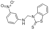 3-[(M-NITROANILINO)METHYL]-2-BENZOTHIAZOLINETHIONE CAS#: 65537-00-0