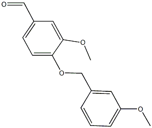 3-METHOXY-4-[(3-METHOXYBENZYL)OXY]BENZALDEHYDE CAS#: 667412-56-8