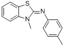 3-METHYL-2-P-TOLYLIMINO-BENZOTHIAZOLINE CAS#: 70038-60-7