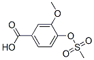 3-Methoxy-4-[(methylsulfonyl)oxy]benzoic acid CAS#: 67258-10-0