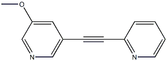 3-Methoxy-5-(pyridin-2-ylethynyl)pyridine CAS#: 524924-76-3