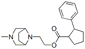 3-Methyl-8-[2-(2-phenylcyclopentylcarbonyloxy)ethyl]-3,8-diazabicyclo[3.2.1]octane CAS#: 63990-39-6