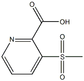 3-(Methylsulfonyl) picolinic acid CAS#: 61830-06-6