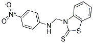 3-[(P-NITROANILINO)METHYL]-2-BENZOTHIAZOLINETHIONE CAS#: 60431-65-4