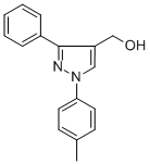 (3-PHENYL-1-P-TOLYL-1H-PYRAZOL-4-YL)METHANOL CAS#: 618441-58-0
