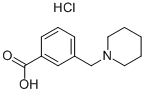 3-(PIPERIDINOMETHYL)BENZOIC ACID HYDROCHLORIDE 0.5 HYDRATE CAS#: 7596-82-9