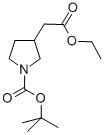 3-PYRROLIDINEACETIC ACID, 1-[(1,1-DIMETHYLETHOXY)CARBONYL]-, ETHYL ESTER CAS#: 664364-29-8