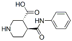 3-Piperidinecarboxylicacid,4-[(phenylamino)carbonyl]-,(3R,4S)-(9CI) CAS#: 654647-08-2