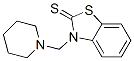 3-(Piperidinomethyl)benzothiazole-2(3H)-thione CAS#: 6957-11-5