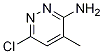 3-PyridazinaMine, 6-chloro-4-Methyl- CAS#: 64068-00-4