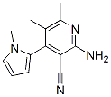 3-Pyridinecarbonitrile,2-amino-5,6-dimethyl-4-(1-methyl-1H-pyrrol-2-yl)-(9CI) CAS#: 577762-20-0