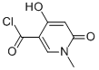 3-Pyridinecarbonyl chloride, 1,6-dihydro-4-hydroxy-1-methyl-6-oxo- (9CI) CAS#: 61611-82-3