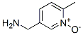 3-Pyridinemethanamine,6-methyl-,1-oxide(9CI) CAS#: 672325-48-3