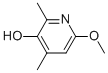 3-Pyridinol, 6-methoxy-2,4-dimethyl- (9CI) CAS#: 627098-09-3