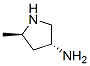 3-Pyrrolidinamine,5-methyl-,(3R,5R)-(9CI) CAS#: 684208-09-1