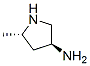 3-Pyrrolidinamine,5-methyl-,(3S,5S)-(9CI) CAS#: 684644-42-6