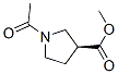3-Pyrrolidinecarboxylic acid, 1-acetyl-, methyl ester, (3S)- (9CI) CAS#: 648413-65-4