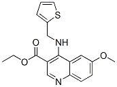 3-Quinolinecarboxylicacid,6-methoxy-4-[(2-thienylmethyl)amino]-,ethylester(9CI) CAS#: 606104-15-8