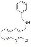 3-Quinolinemethanamine,2-chloro-8-methyl-N-(phenylmethyl)-(9CI) CAS#: 606095-53-8