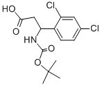 3-TERT-BUTOXYCARBONYLAMINO-3-(2,4-DICHLORO-PHENYL)-PROPIONIC ACID CAS#: 683219-22-9