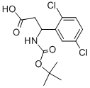 3-TERT-BUTOXYCARBONYLAMINO-3-(2,5-DICHLORO-PHENYL)-PROPIONIC ACID CAS#: 683219-24-1