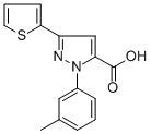 3-(THIOPHEN-2-YL)-1-M-TOLYL-1H-PYRAZOLE-5-CARBOXYLIC ACID CAS#: 618382-84-6