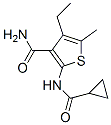 3-Thiophenecarboxamide,2-[(cyclopropylcarbonyl)amino]-4-ethyl-5-methyl- CAS#: 560105-09-1
