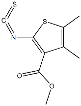 3-Thiophenecarboxylicacid,2-isothiocyanato-4,5-dimethyl-,methylester(9CI) CAS#: 588676-61-3